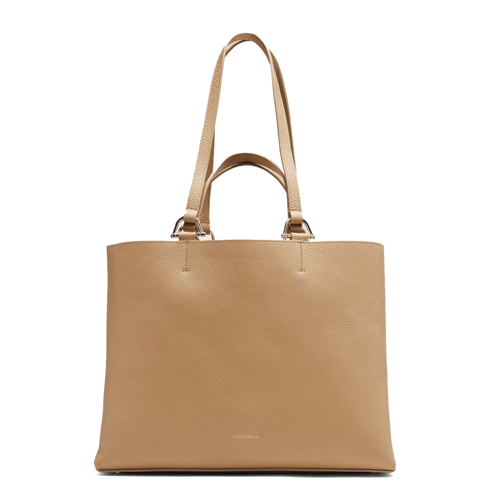 Coccinelle Borsa a spalla Hop Medium Fresh Beige - 1