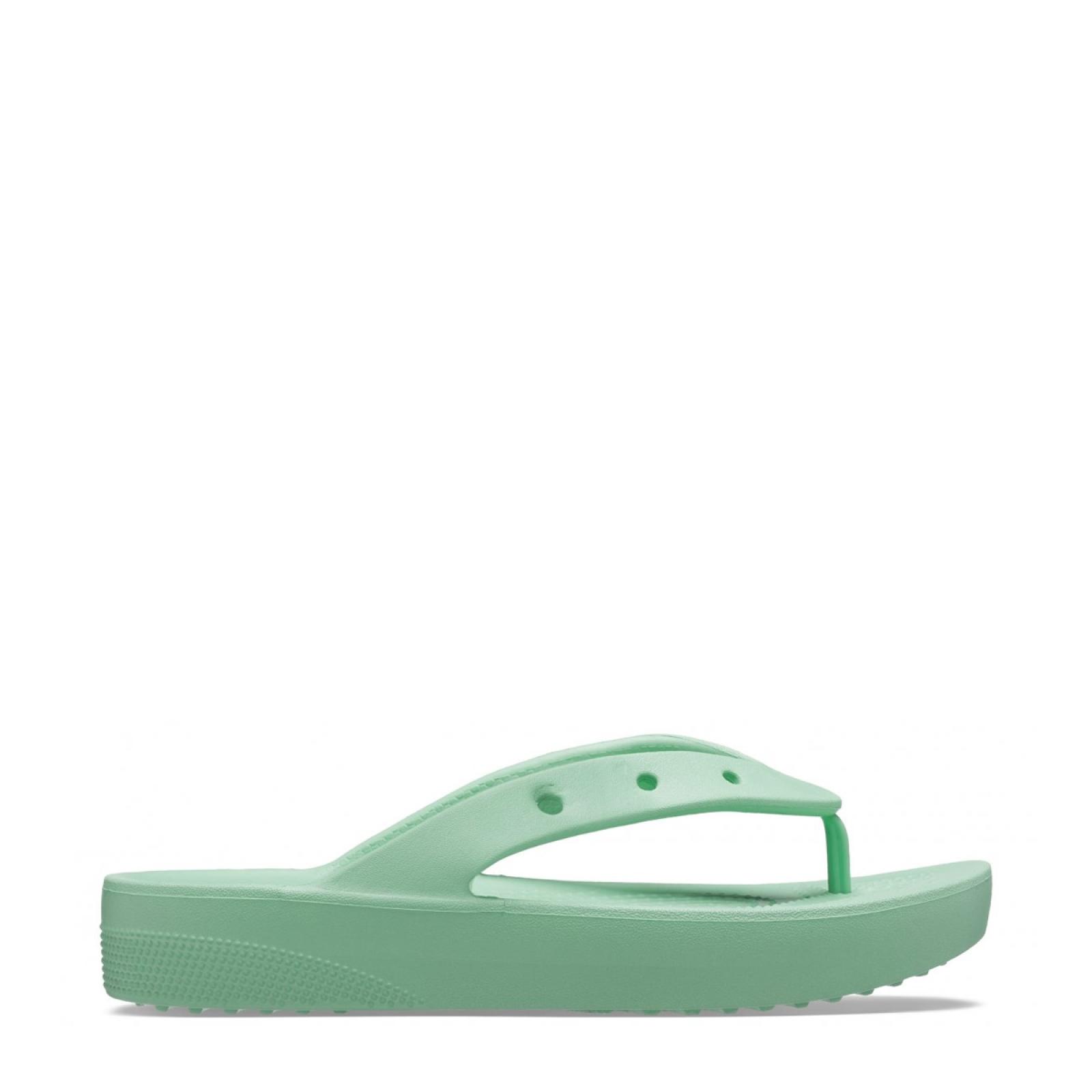 Crocs Infradito Classic Platform Flip W Jade Stone - 1