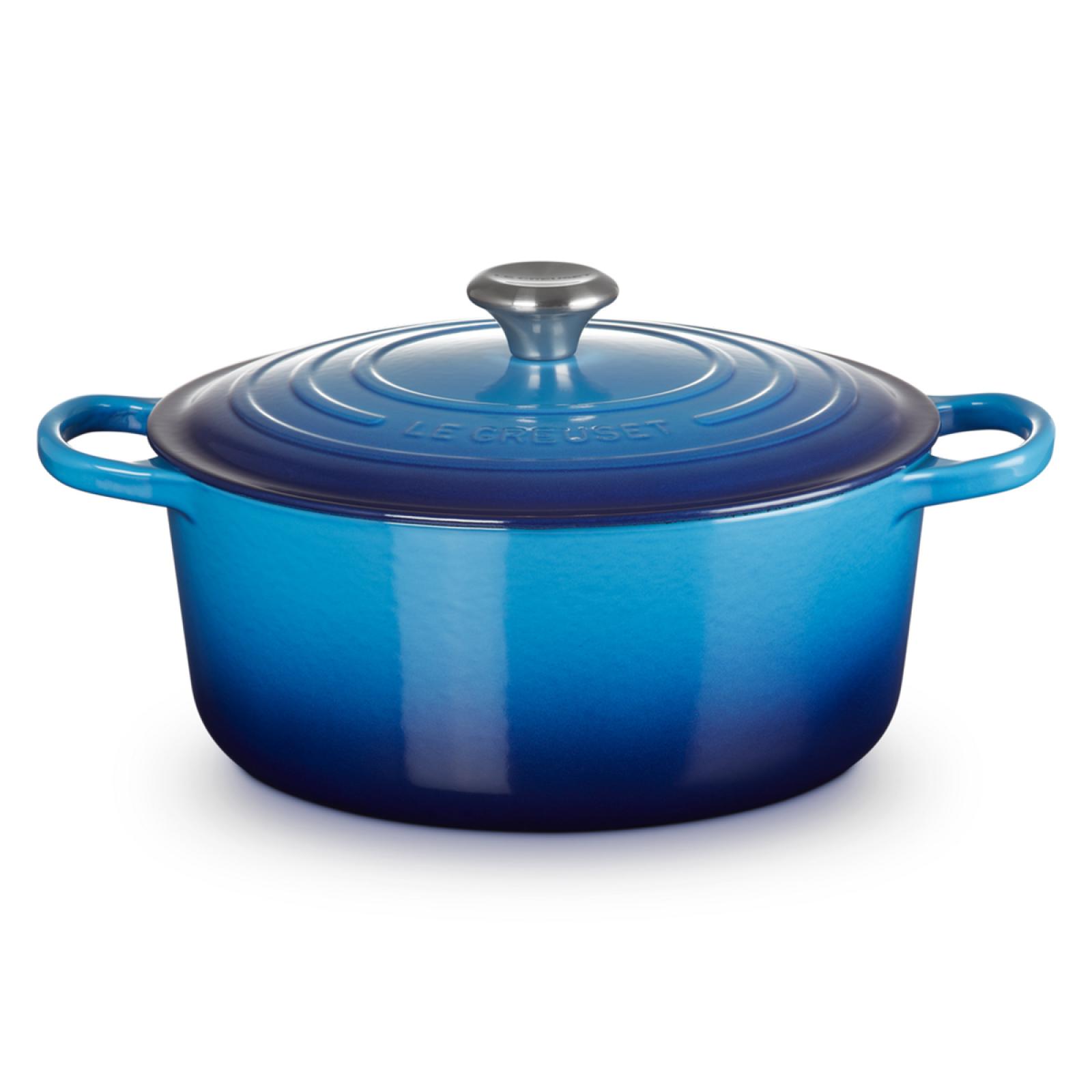 Le Creuset Cocotte Rotonda Evolution 28 cm Azure Blu - 1