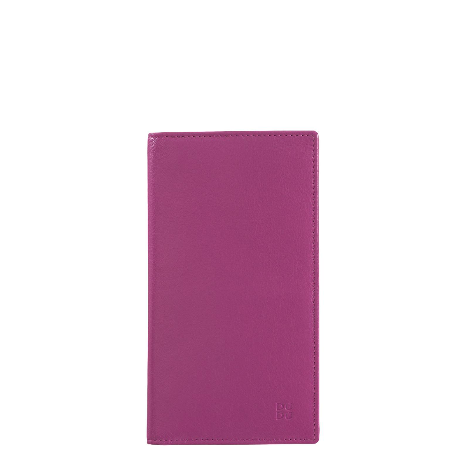 Dudubags Porta Carte Verticale RFID Colorful Vulcano Fucsia - 1