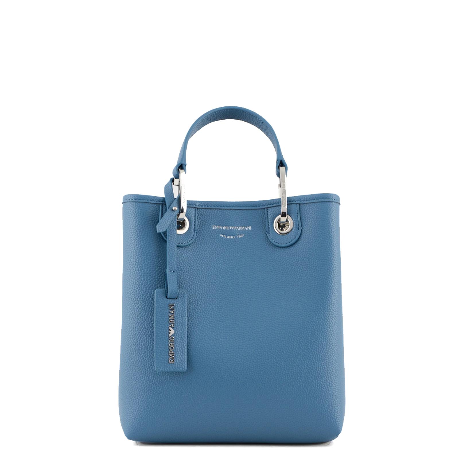 Emporio Armani Borsa a mano Verticale MyEA Denim Cipria - 1