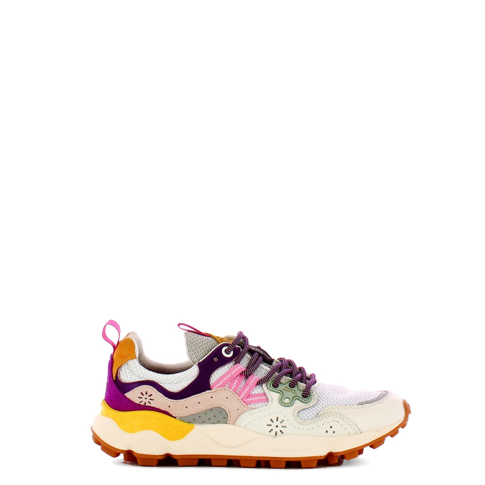 Flower Mountain Sneakers Donna Yamano White Pastel Multi - 1