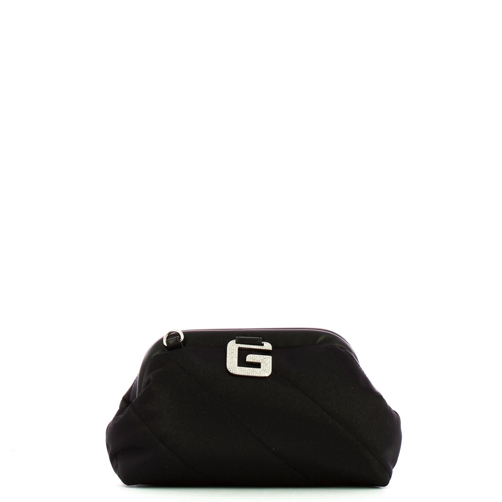 Gaëlle Pochette in satin Nero - 1