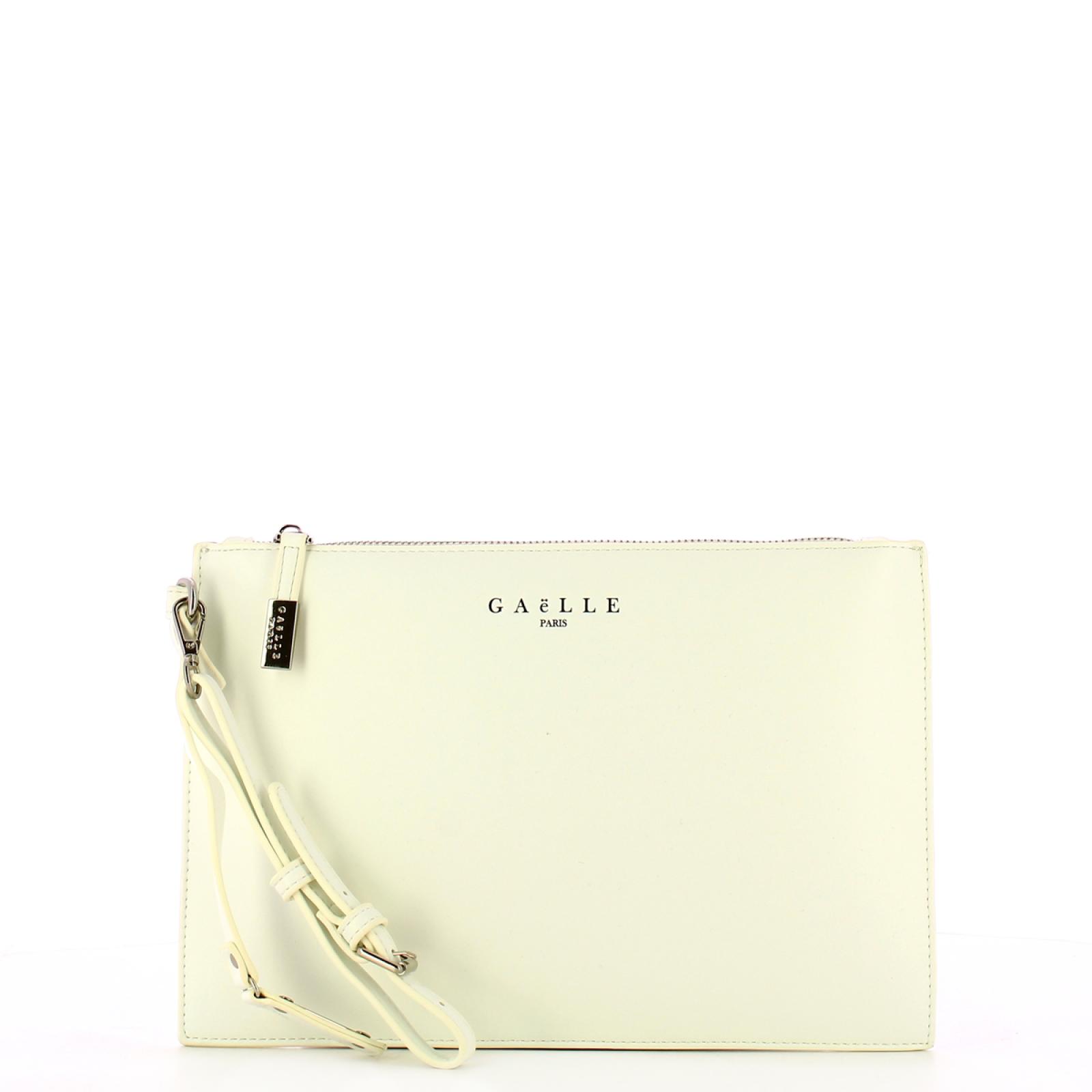 Gaëlle Pochette in similpelle liscia Bianco - 1