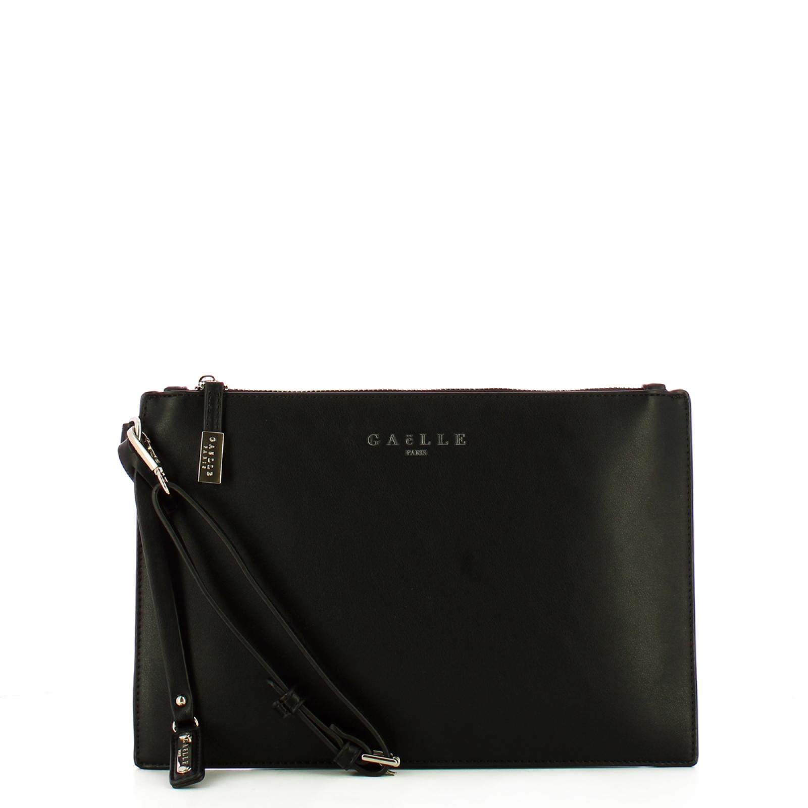 Gaëlle Pochette in similpelle liscia Nero - 1