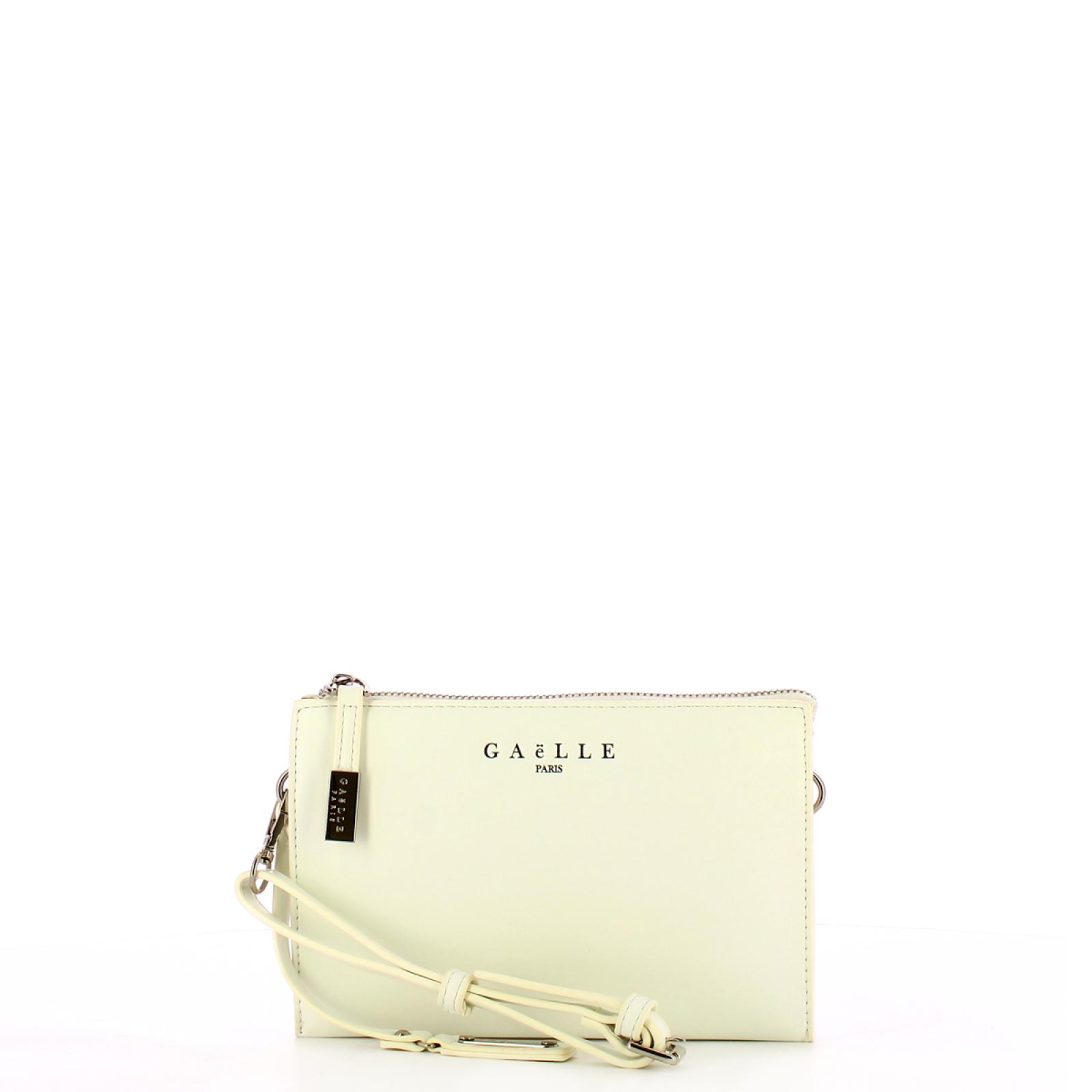 Gaëlle Pochette in similpelle liscia Bianco - 1