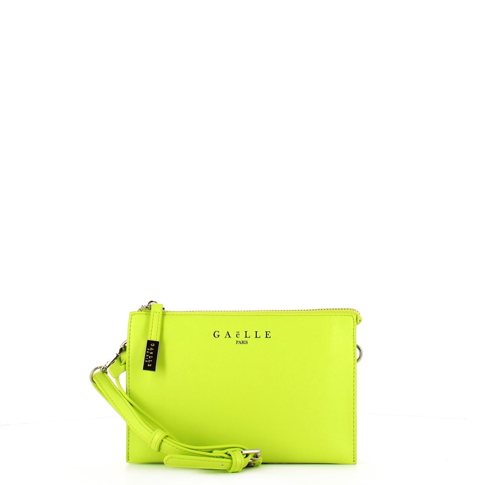 Gaëlle Pochette in similpelle liscia Verde Cedro - 1