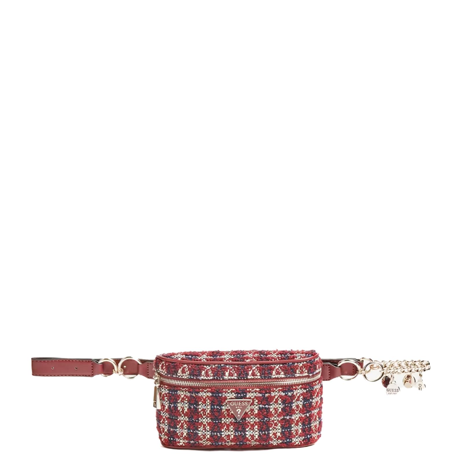 Guess Marsupio Cessily Tweed Merlot - 1