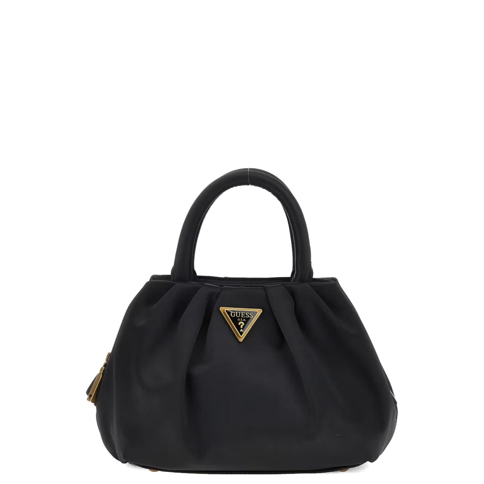 Guess Mini Borsa a mano Tori in satin Black - 1