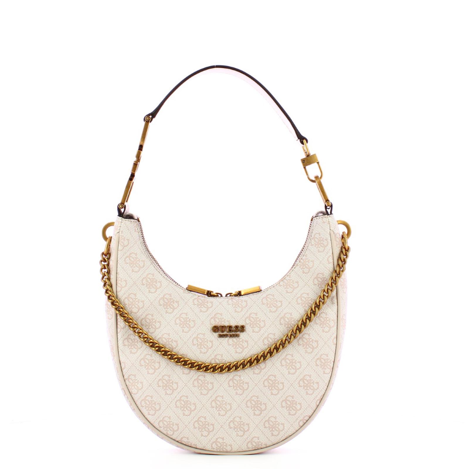 Guess Hobo Bag Dagan Dove Logo - 1