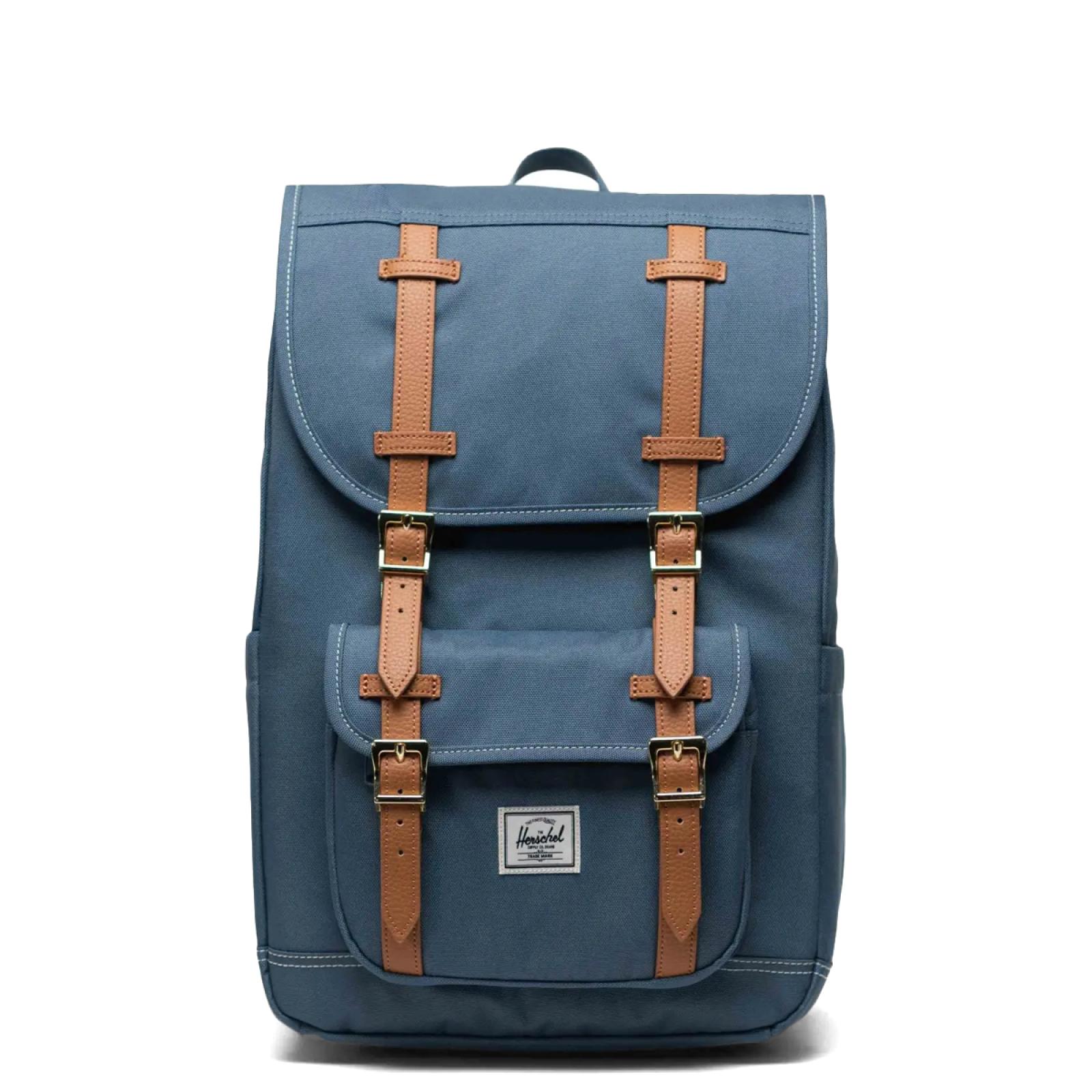 Herschel Supply Zaino Little America 16.0 Blue Mirage White Stitch - 1