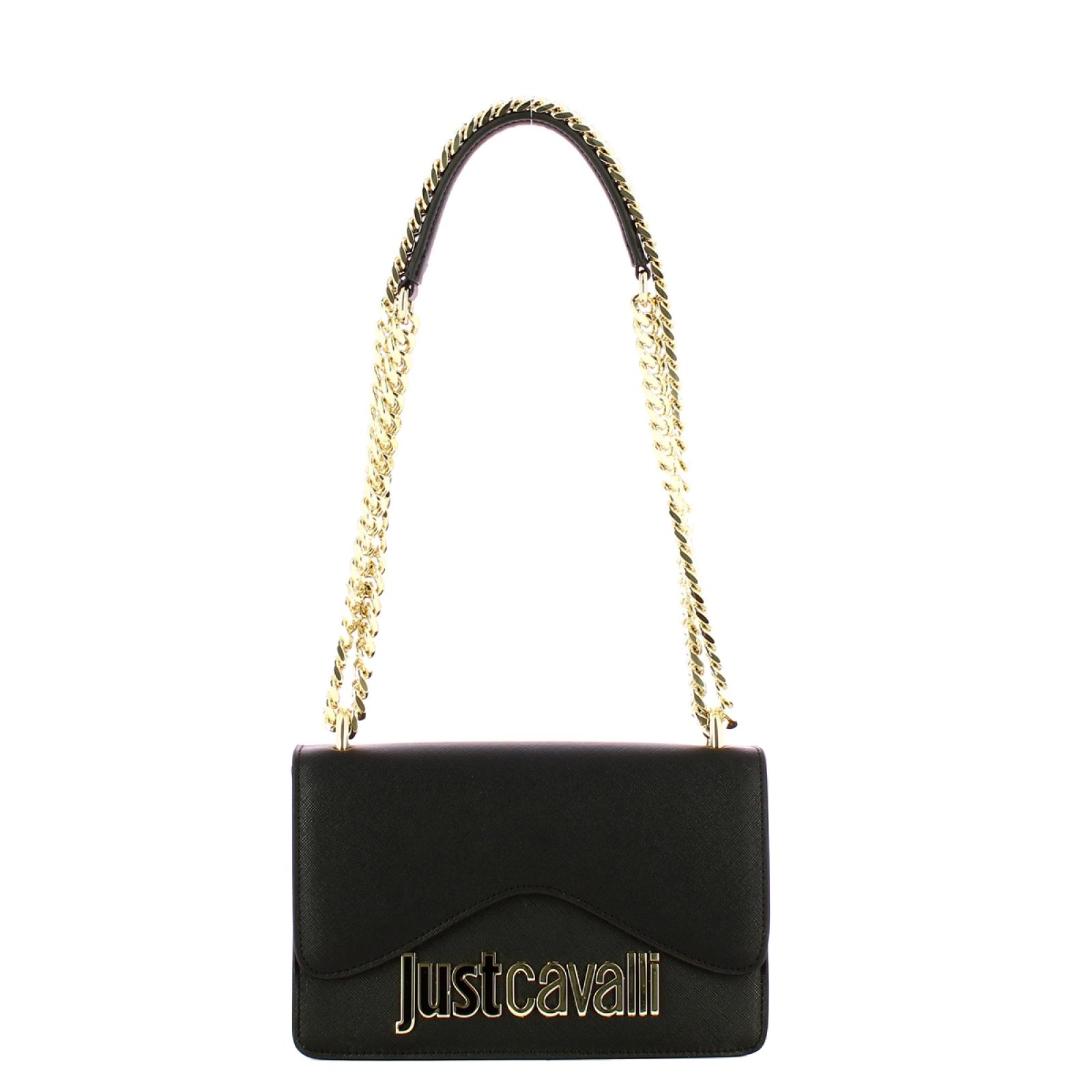 JCAV Borsa a spalla Metal Lettering Black - 1