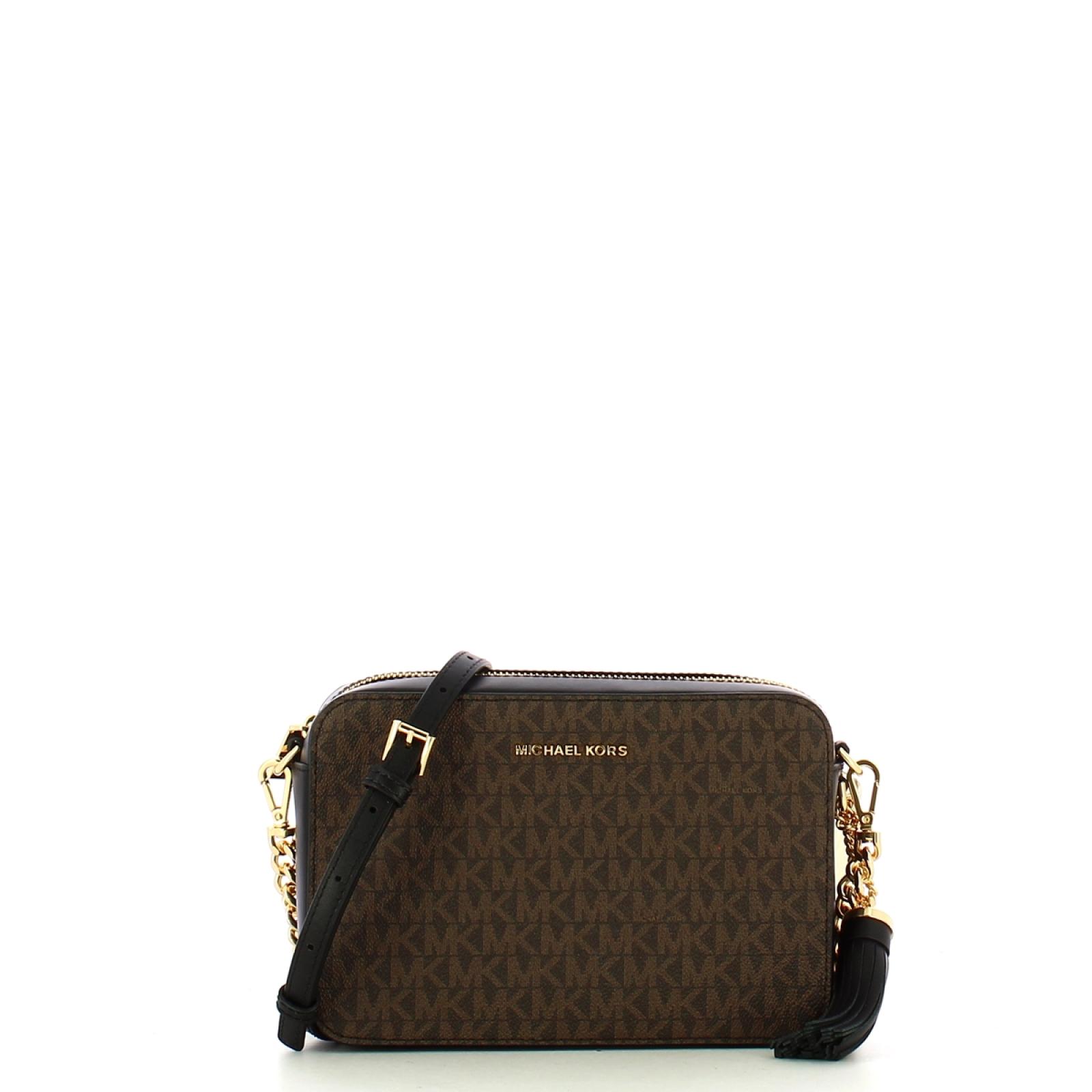 Michael Kors Borsa a tracolla Ginny Brown Black - 1