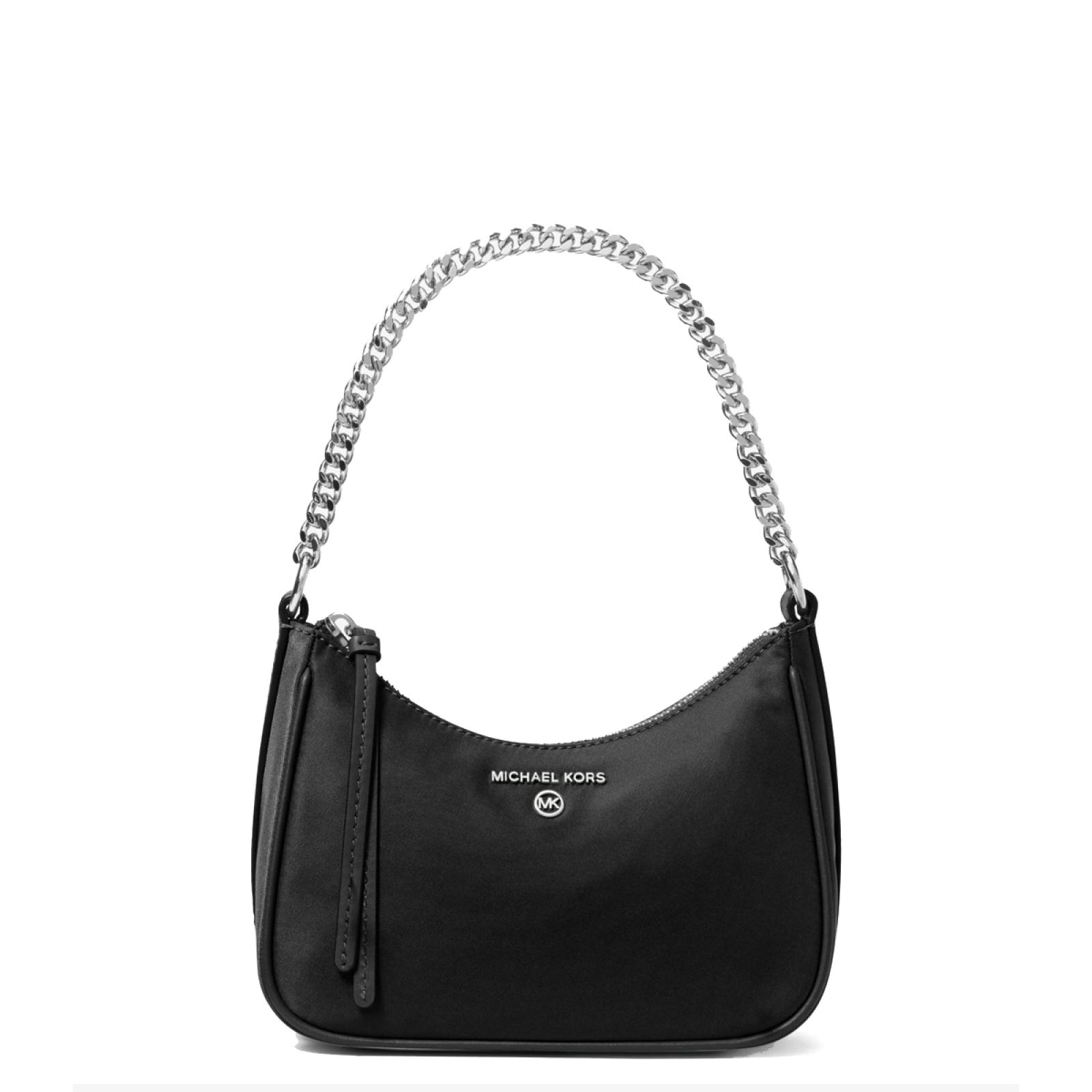 Michael Kors Borsa a spalla Jet Set Charm Small in Nylon Black - 1