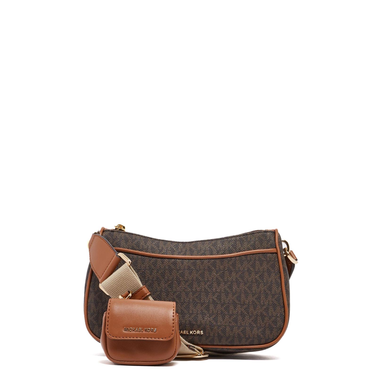 Michael Kors Borsa a tracolla Jet Set logata Bronze Acorn - 1