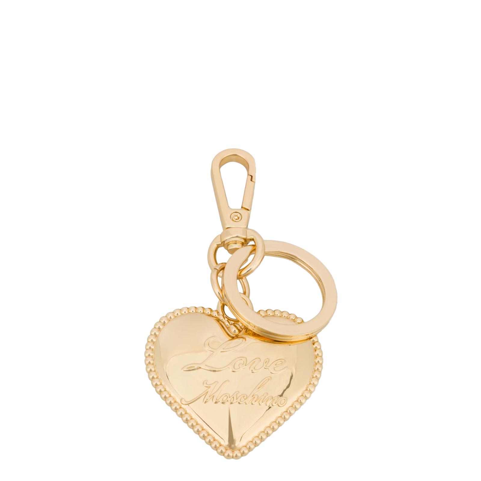 Love Moschino Portachiavi con cuore Oro - 1