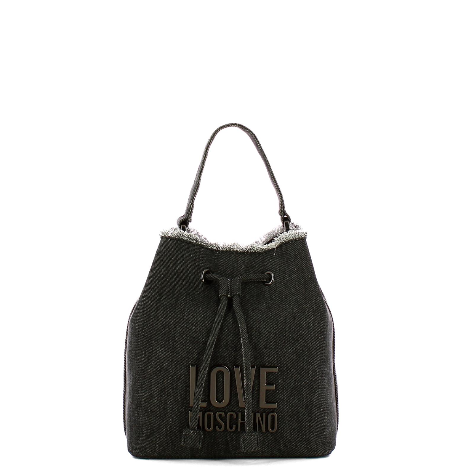 Love Moschino Secchiello Denim Nero - 1