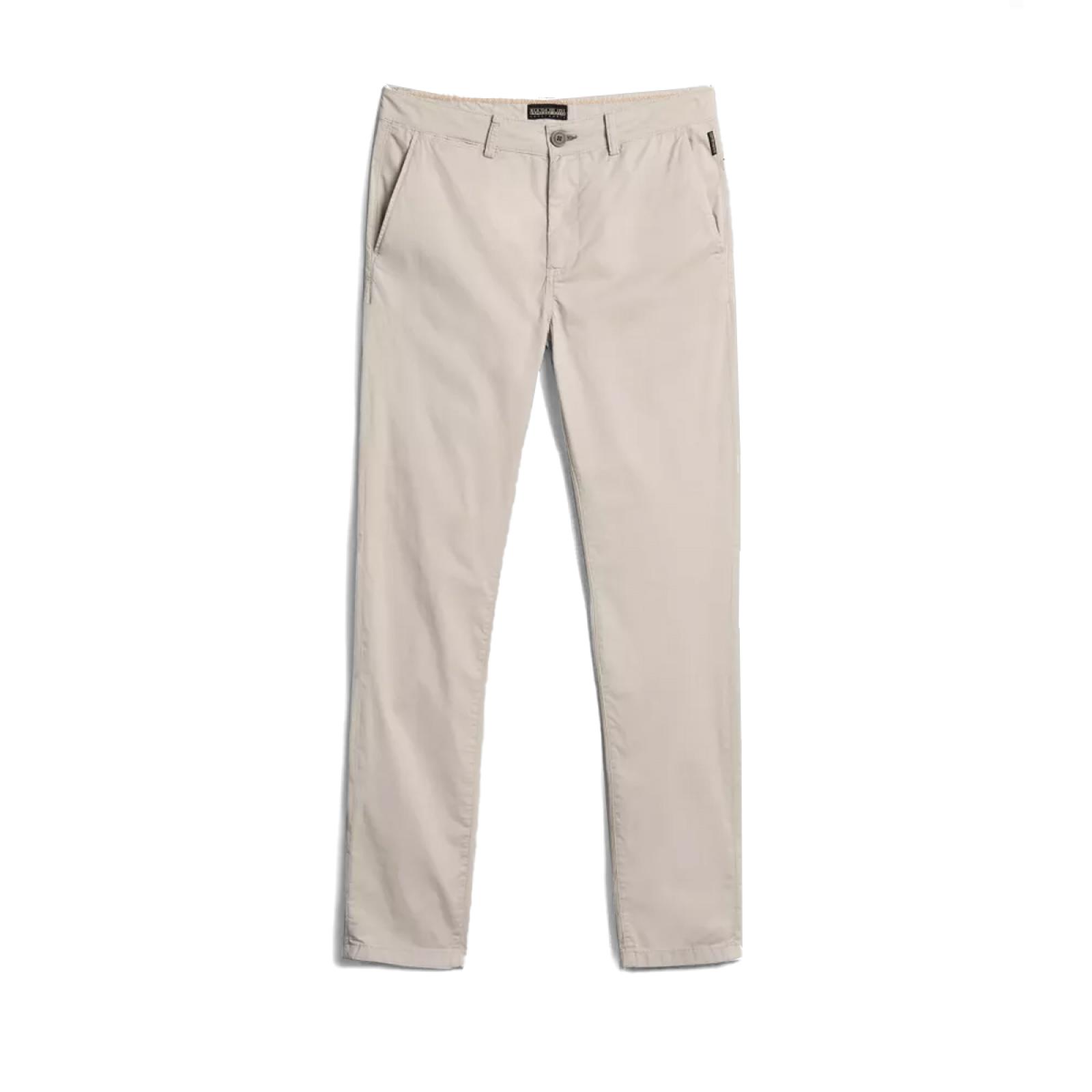 Napapijri Pantaloni Chino Estivi Puyo Beige Silver - 1