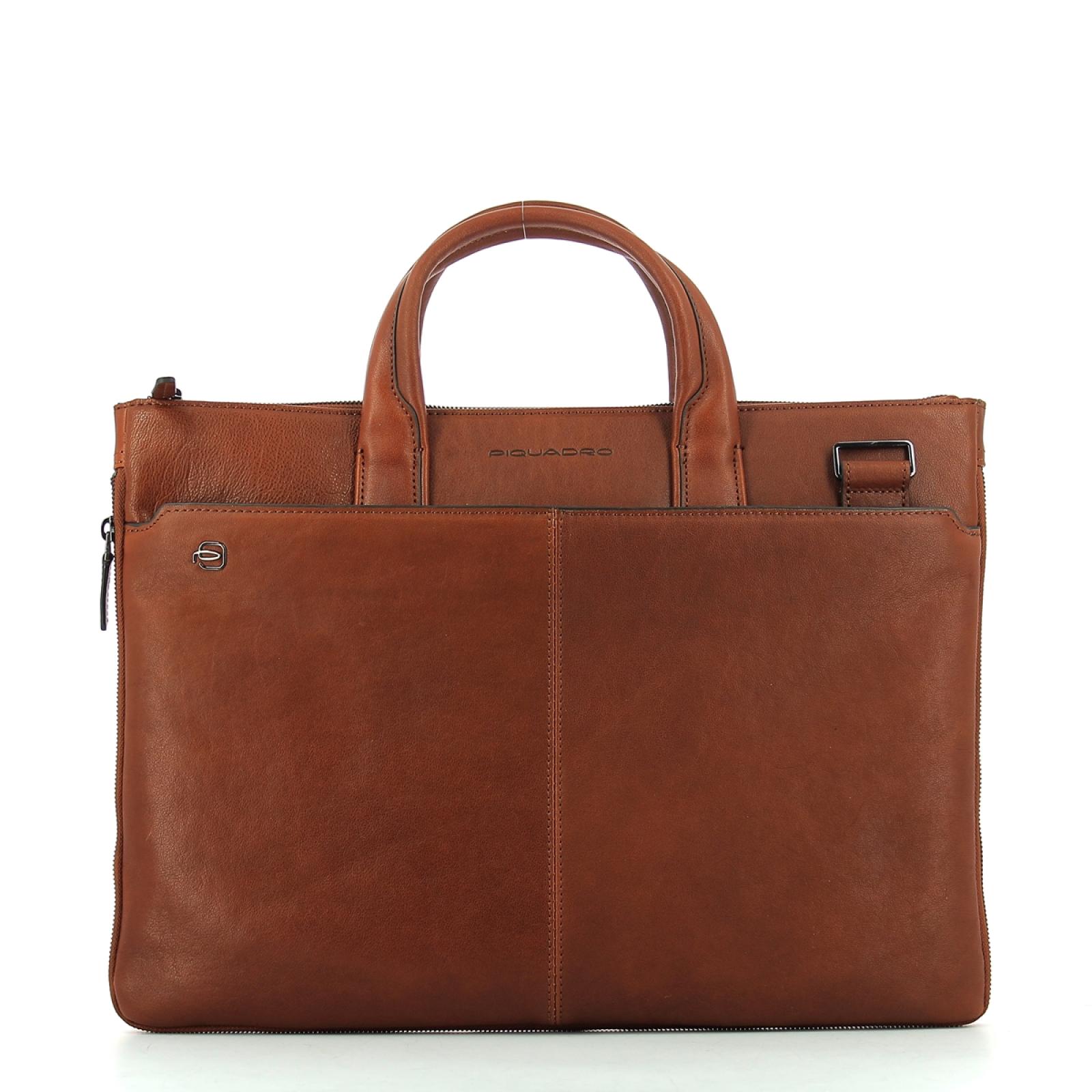 Exp. Slim Briefcase Blue Square 15.6-CUOIO-UN