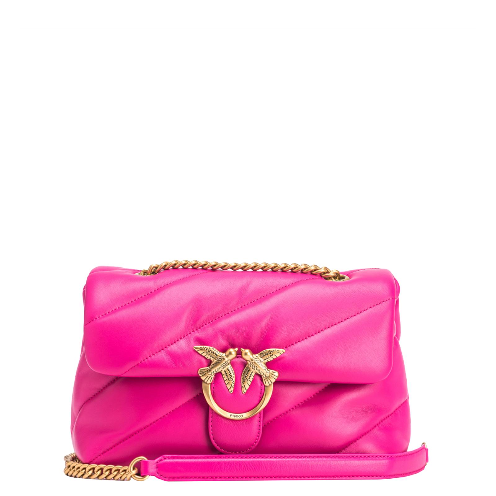 Pinko Borsa a tracolla Love Puff Pink Pinko Antique Gold - 1