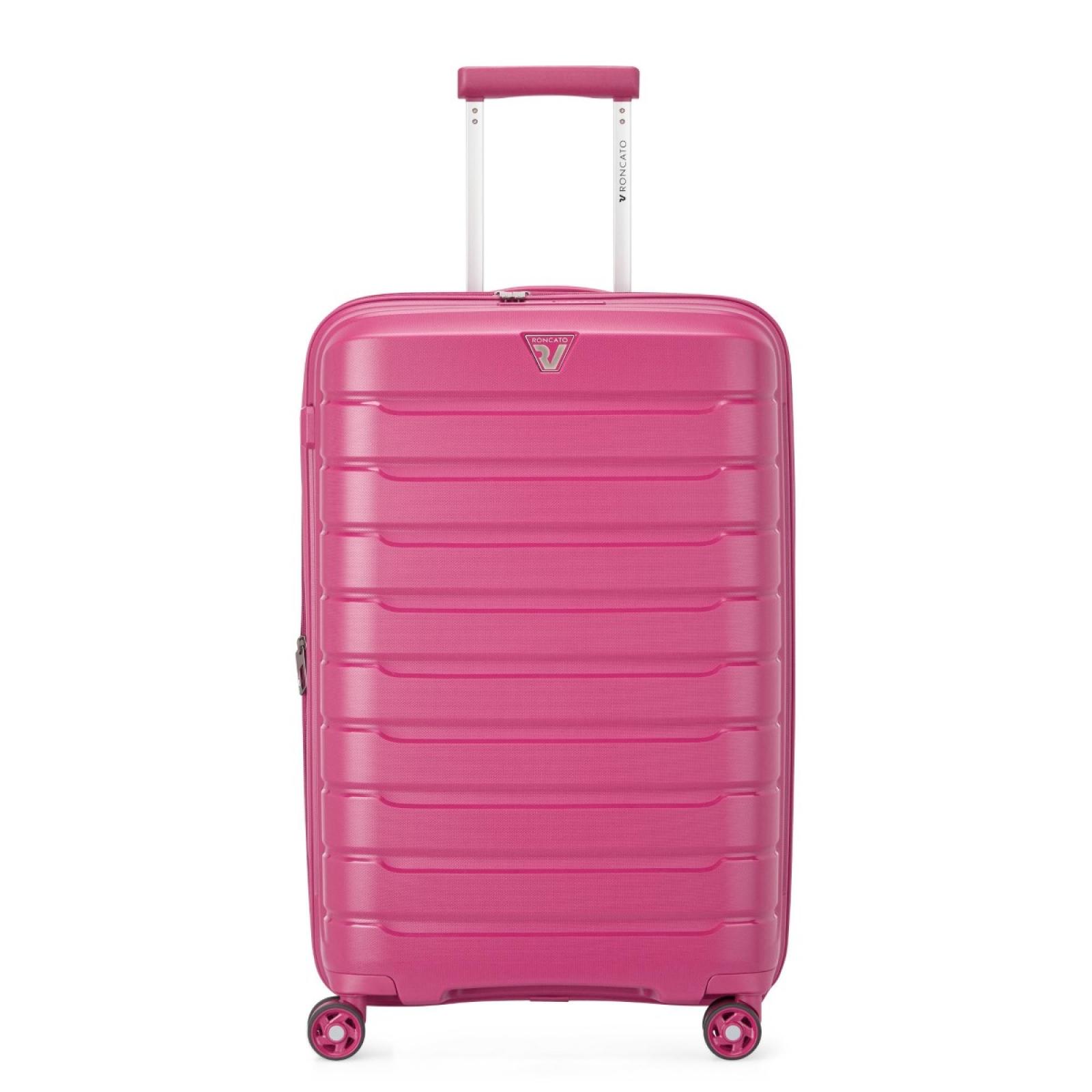 Roncato Trolley Medio Espandibile Butterfly 67 cm Magenta - 1