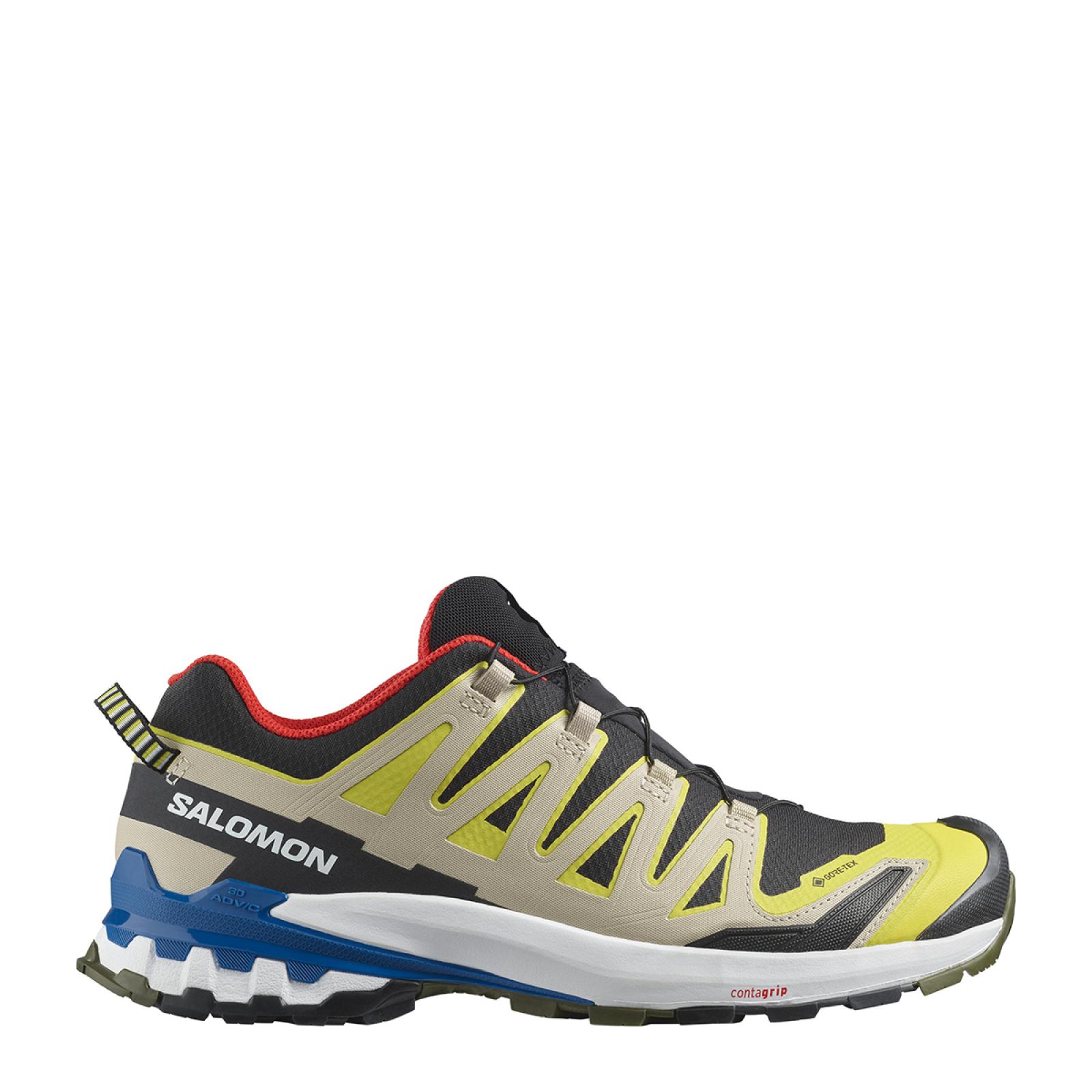 SALM Scarpe da trail running XA Pro 3D Gore-Tex Black Buttercup Lapis Blue - 1