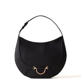 Borbonese Hobo Bag Medium 110 Nero - 1