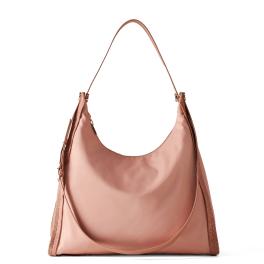 Borbonese Hobo Bag New Orbit Medium Blush - 1