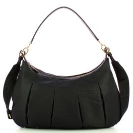 Borbonese Hobo Medium Dark Black - 1