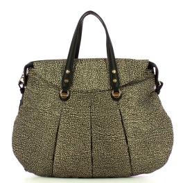 Borbonese Shopping Large OP Naturale Nero - 1