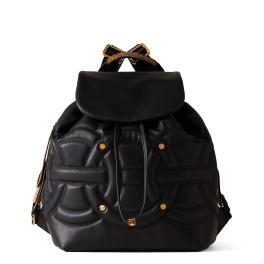 Borbonese Zaino Rondò Medium Nero OP Naturale - 1