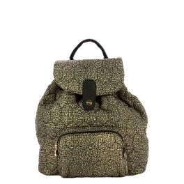 Borbonese Zaino Medium OP Naturale Nero - 1