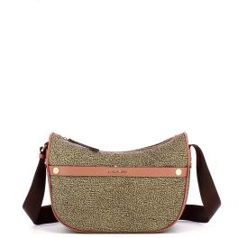 Borbonese Tracolla Luna Bag Small OP Naturale Cipria - 1