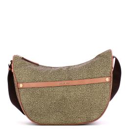 Borbonese Tracolla Luna Bag Medium OP Naturale Cipria - 1