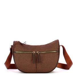 Borbonese Tracolla Luna Bag Small Terracotta - 1