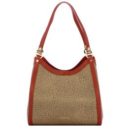 Borbonese Borsa Shopping OP Naturale Cuoio - 1