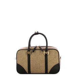 Borbonese Bauletto Medium OP Naturale Nero - 1