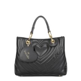 Braccialini Borsa a mano Beth Matelassé Media Nero - 1