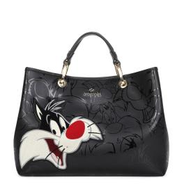 Braccialini Borsa a mano Beth Grande Gatto Silvestro - 1