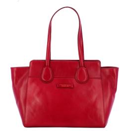 The Bridge Elettra Berry Oro Shopping Bag - 1