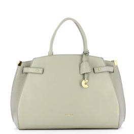 Coccinelle Borsa a mano Kliche Large Light Grey - 1