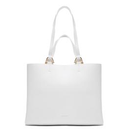 Coccinelle Borsa a spalla Hop Medium Brillant White - 1