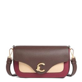 Coccinelle Borsa a tracolla C-Me Tricolor Ribes Brunette Betulla - 1