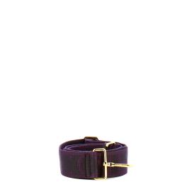 Coccinelle Nastro Signature Prune Prune - 1