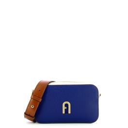 Furla Mini Borsa a bandoliera Primula Colorblock Pacific Perla Cognac - 1