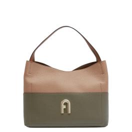 Furla Hobo Bag Primula L Salvia Greige Cognac - 1