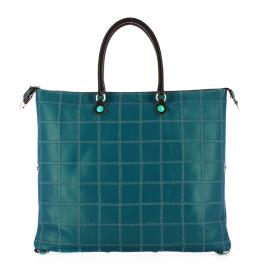 Gabs Borsa G43 L Patchwork in pelle opaca Oceano - 1