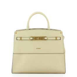 Guess Borsa a mano in pelle Cristina Ivory - 1