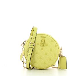 Guess Borsa a tracolla tonda Rue Rose con borchie Light Lime - 1