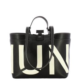 Iuntoo Shopping Sibilla Piccola Logo Nero+Panna - 1